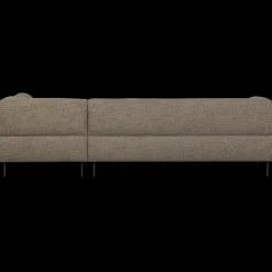 Hoekbanken-WOOOD Lloyd Rechts Hoekbank Dark Brown Melange