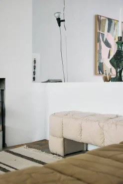 Hockers|Poefs-HKLIVING Lobby Bankje Pebble