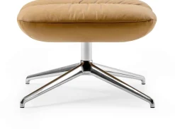 Leren Fauteuils|Relaxfauteuils-Leolux Lodey Plus Fauteuil Brown orange