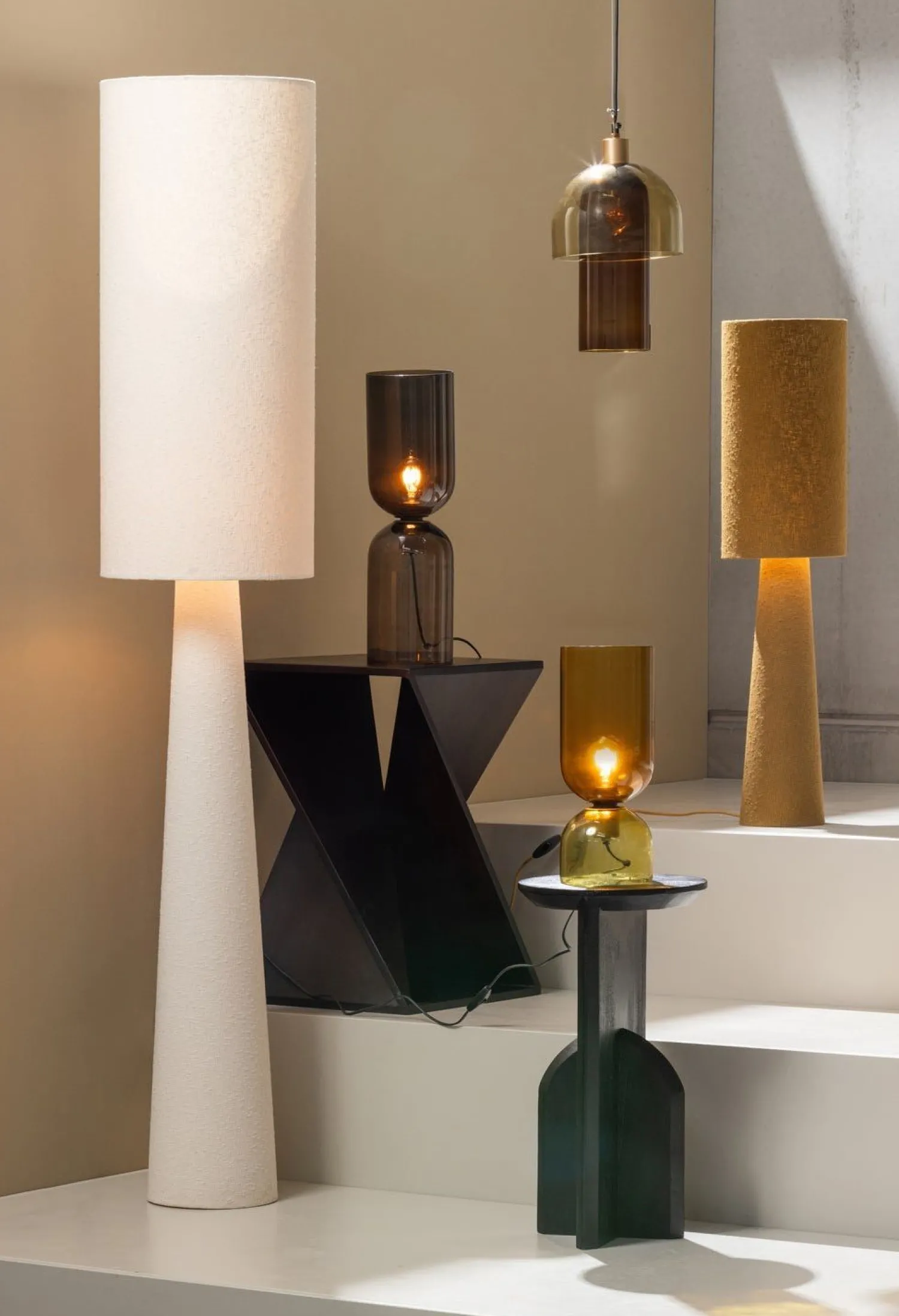 Vloerlampen|Vloerlampen-WOOOD Loft Vloerlamp Natural
