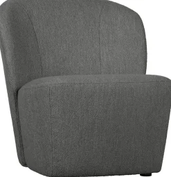 Ronde Fauteuils-vtwonen Lofty Bouclé Fauteuil Steel Grey