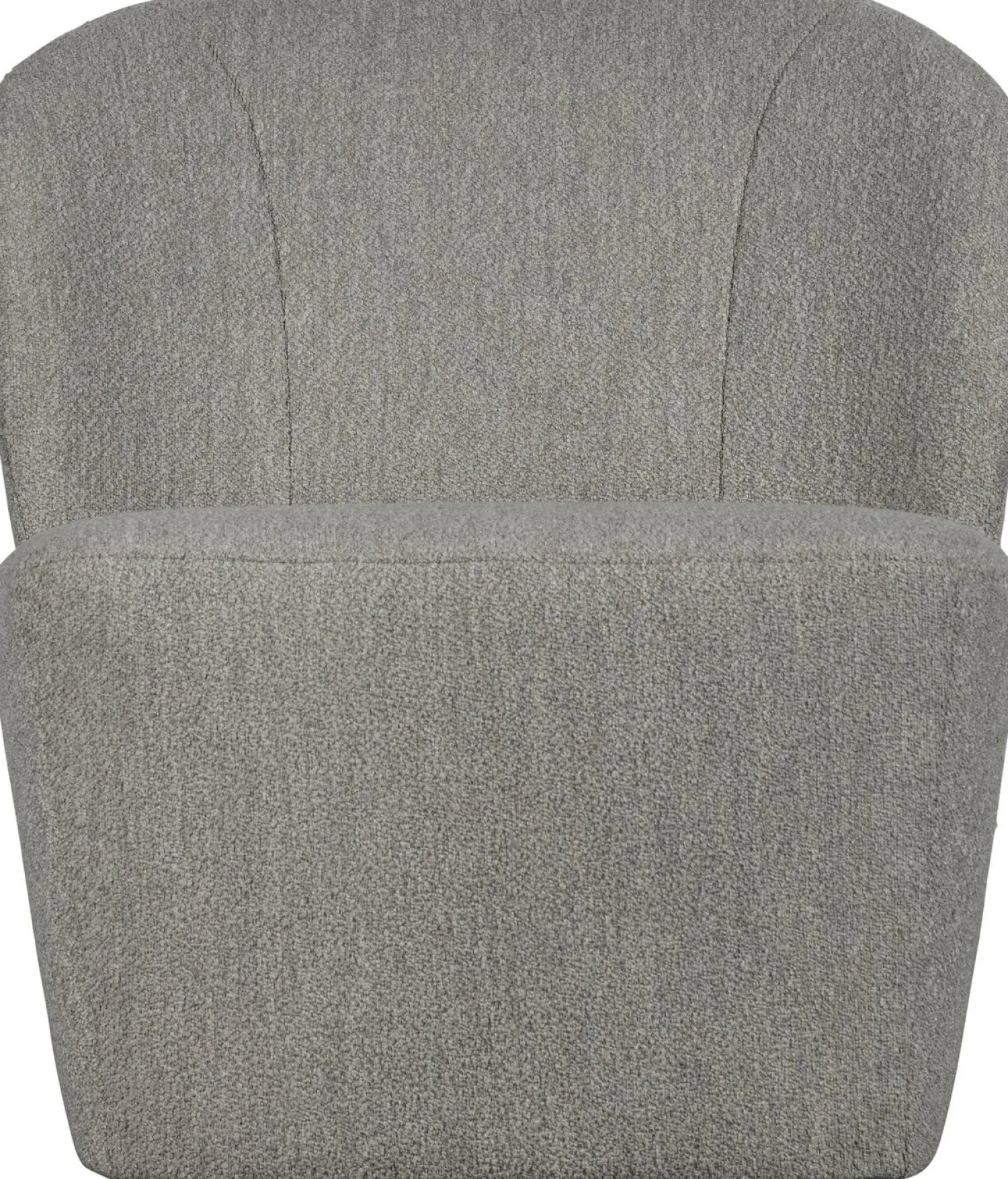 Ronde Fauteuils-vtwonen Lofty Bouclé Fauteuil Grijs