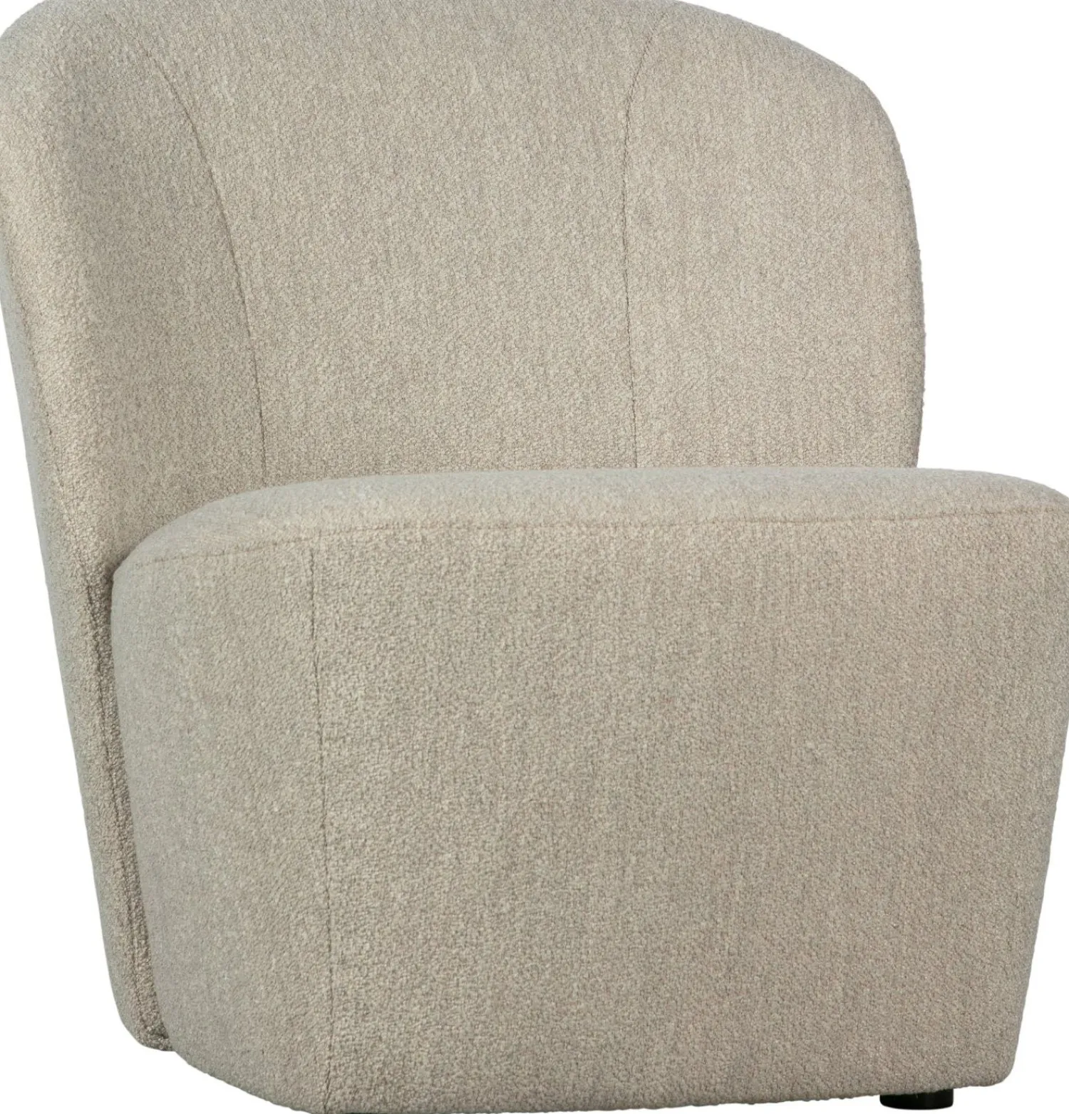 Ronde Fauteuils-vtwonen Lofty Bouclé Fauteuil Natural