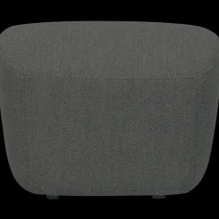 Hockers|Poefs-vtwonen Lofty Bouclé Hocker Steel Grey