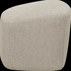 Hockers|Poefs-vtwonen Lofty Bouclé Hocker Natural