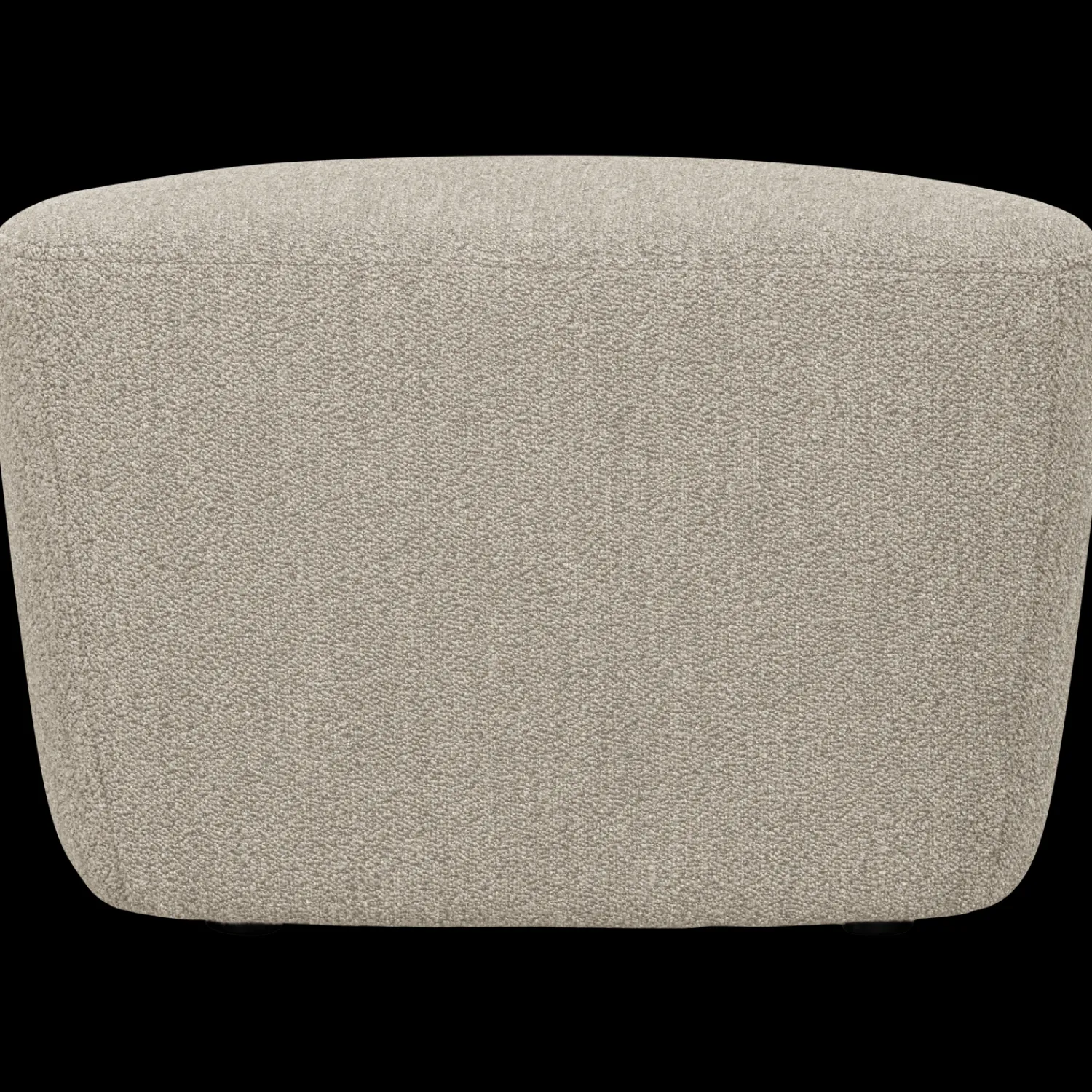 Hockers|Poefs-vtwonen Lofty Bouclé Hocker Natural