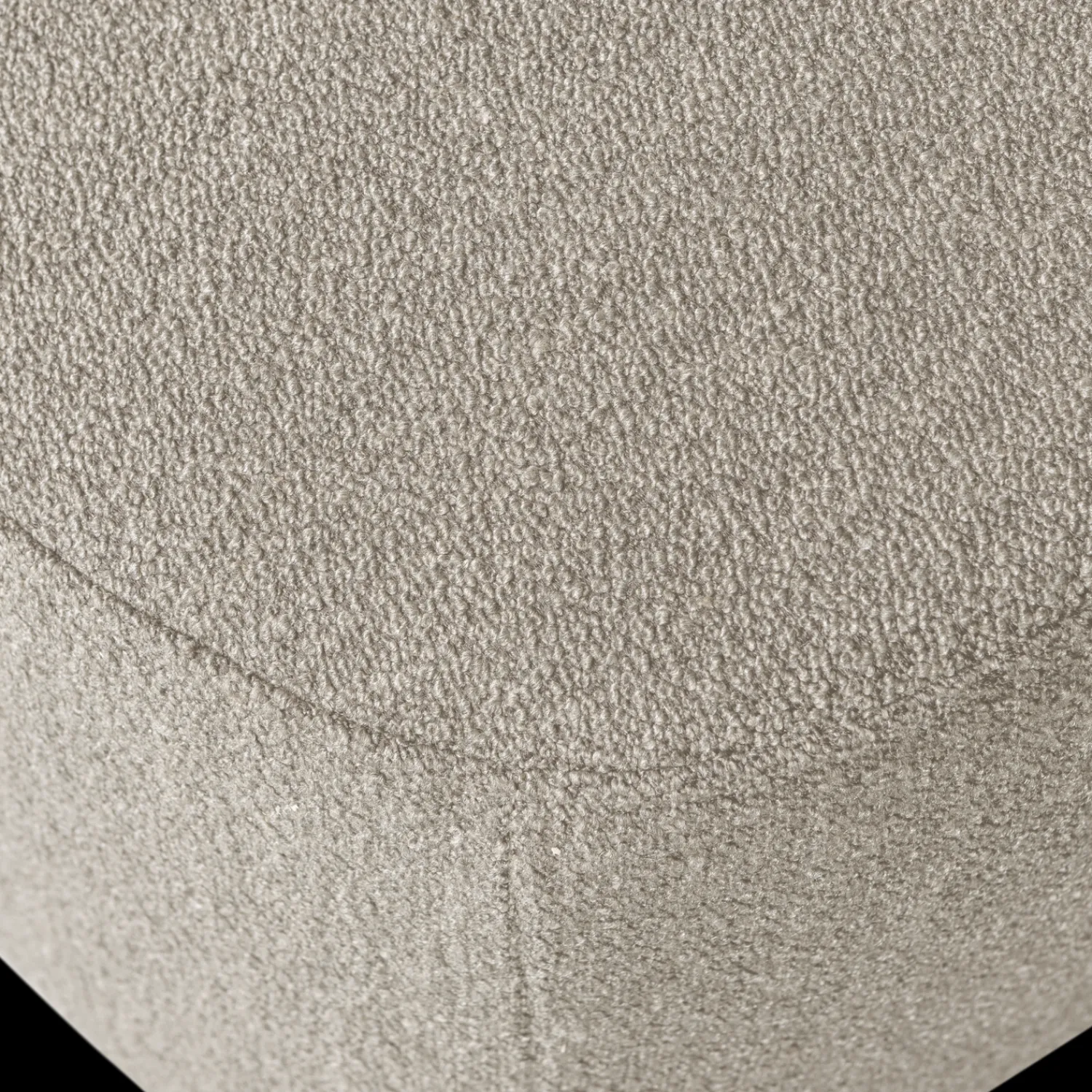 Hockers|Poefs-vtwonen Lofty Bouclé Hocker Natural