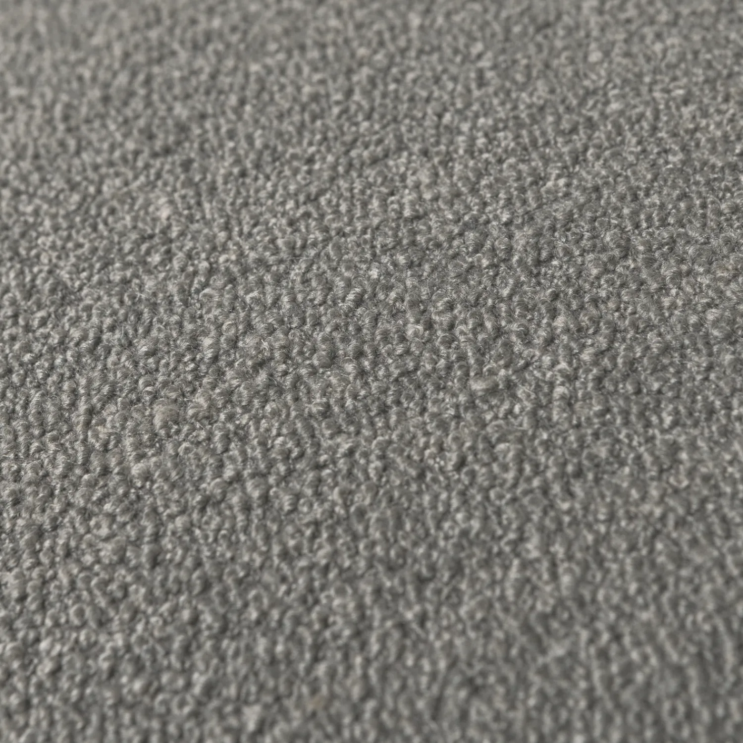 Hockers|Poefs-vtwonen Lofty Bouclé Hocker Grey