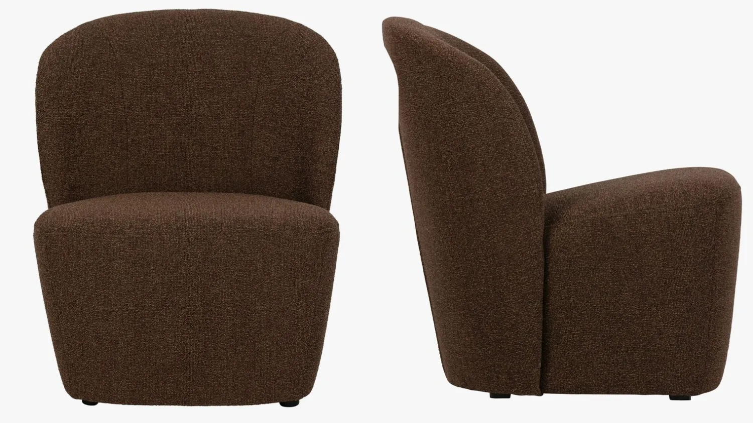 Ronde Fauteuils-vtwonen Lofty Fauteuil Bruin