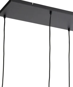 Glazen Hanglampen|Glazen Hanglampen-Trendhopper Loki 5-lichts Hanglamp Zwart, Smoke