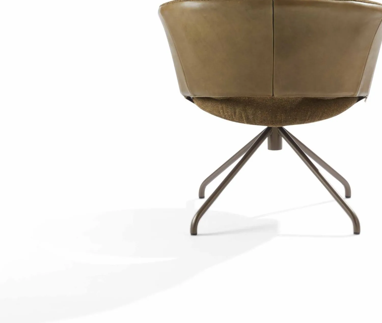 Ronde Fauteuils|Design Fauteuils-LABEL Vandenberg Lola Draaifauteuil Groen