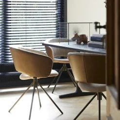 Design Stoelen|Kuipstoelen-LABEL Vandenberg Lola Eetkamerstoel Beige
