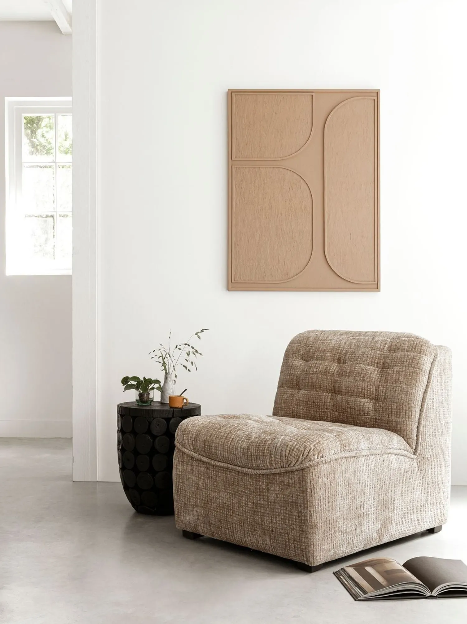 Wanddecoraties-MUST Living Lorcan Wanddecoratie Brown