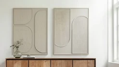 Wanddecoraties-MUST Living Lorcan Wanddecoratie Cream