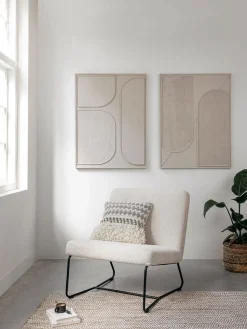 Wanddecoraties-MUST Living Lorcan Wanddecoratie Cream