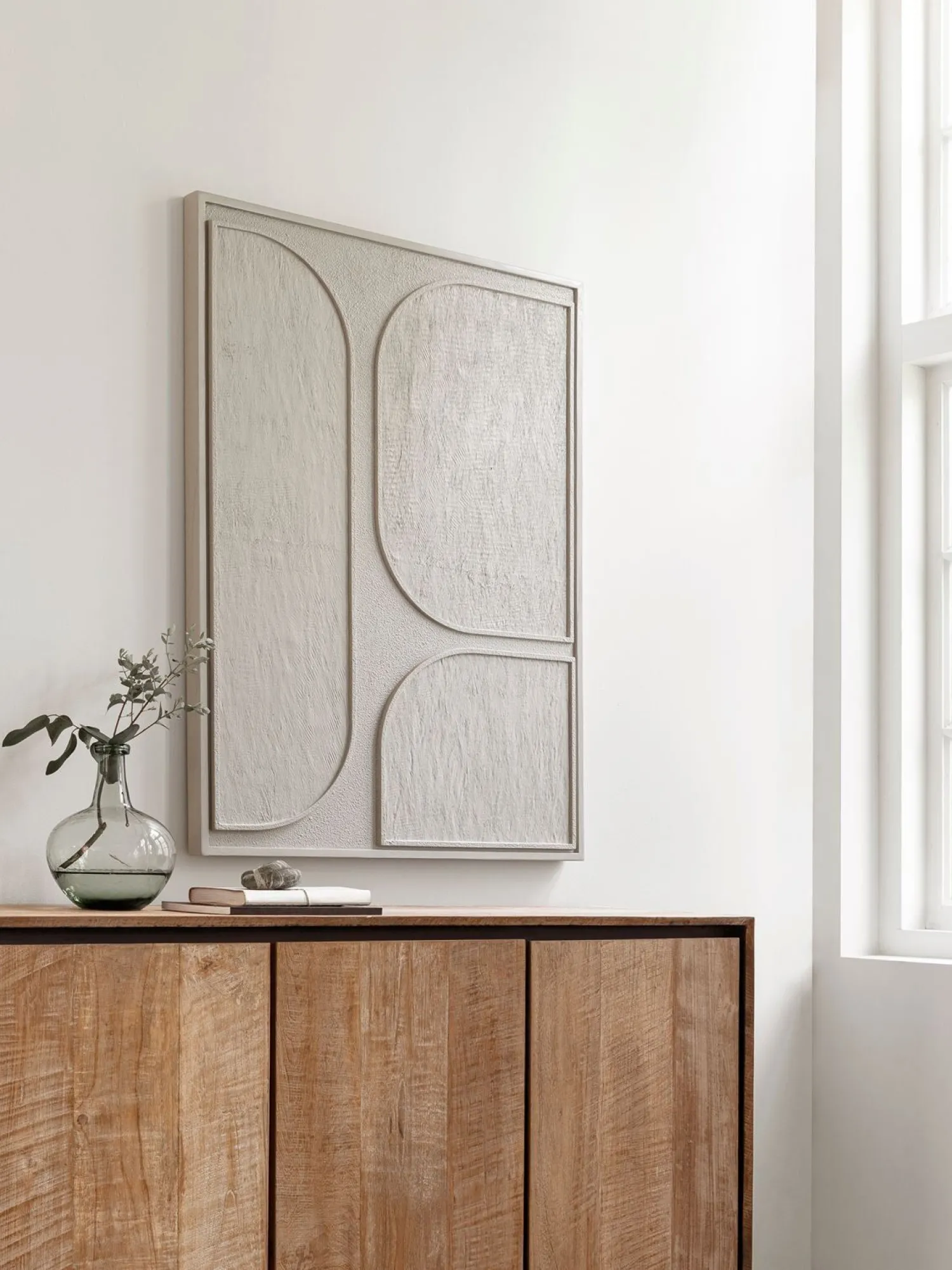 Wanddecoraties-MUST Living Lorcan Wanddecoratie Cream