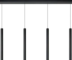 Moderne Hanglampen|Moderne Hanglampen-Lucide Lorenz Hanglamp Zwart