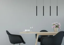 Moderne Hanglampen|Moderne Hanglampen-Lucide Lorenz Hanglamp Zwart