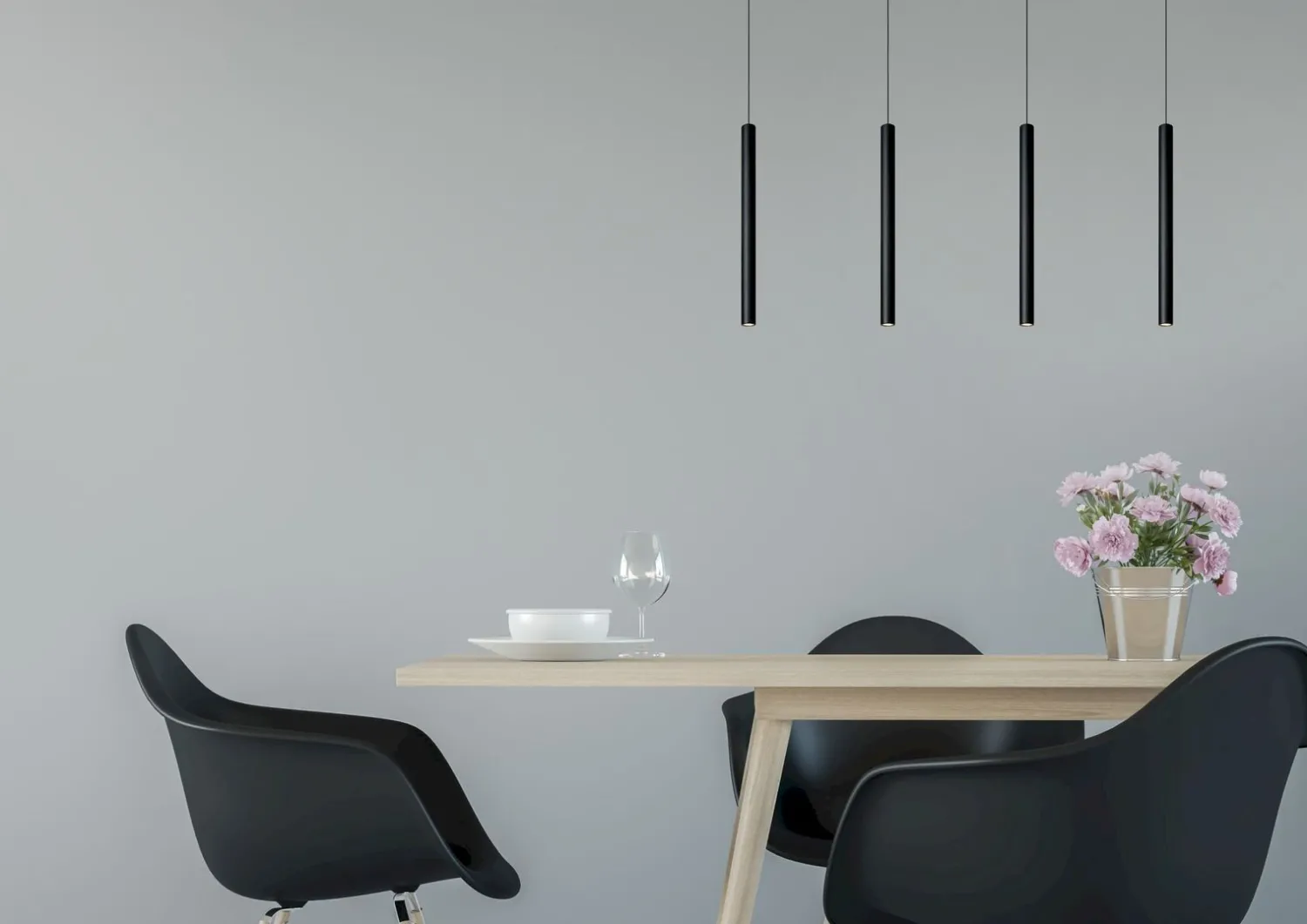 Moderne Hanglampen|Moderne Hanglampen-Lucide Lorenz Hanglamp Zwart