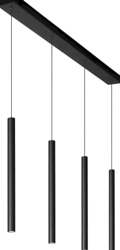 Moderne Hanglampen|Moderne Hanglampen-Lucide Lorenz Hanglamp Zwart