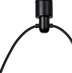 Moderne Hanglampen|Moderne Hanglampen-Lucide Lorenz Rond Hanglamp Zwart