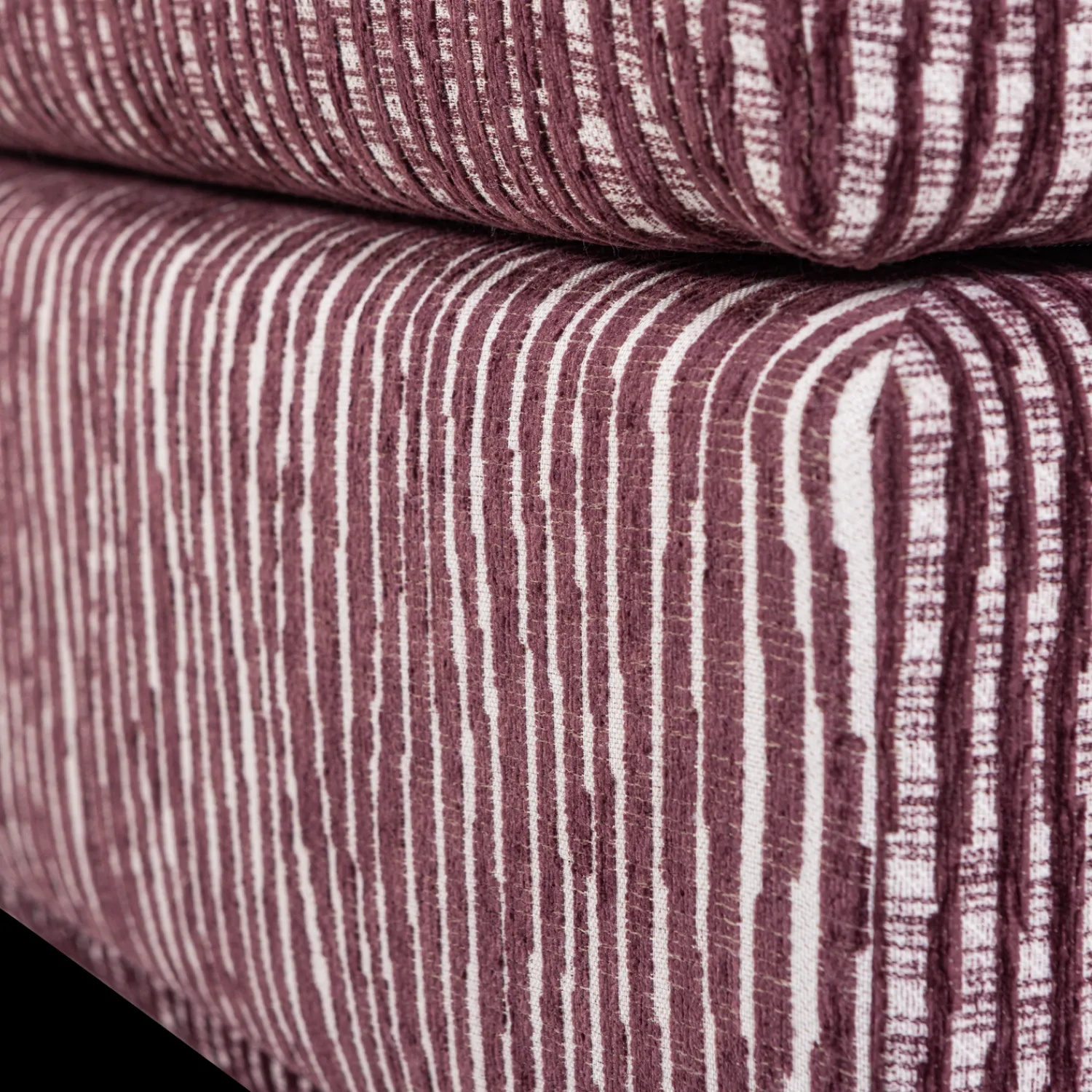 Hockers|Poefs-WOOOD Lou Hocker Bordeauxrood