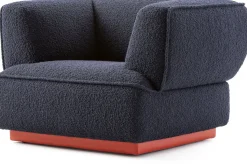 Design Fauteuils-Leolux Loya Fauteuil Blauw