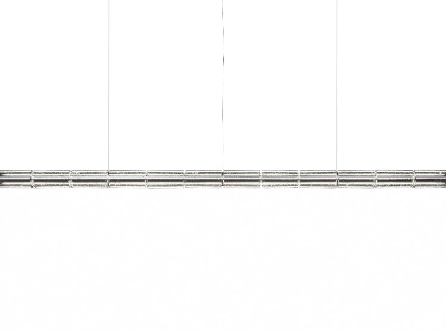 Design Hanglampen|Design Hanglampen-Flos Luce Orizzontale Hanglamp Aluminium