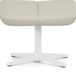 Leren Fauteuils|Design Fauteuils-Montèl Lucille Fauteuil Silk, wit
