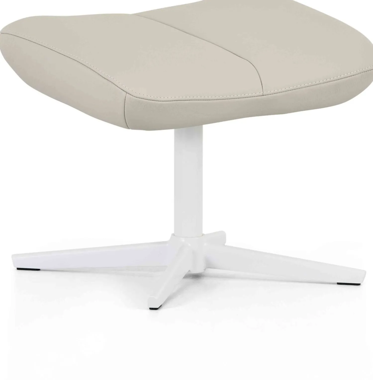 Leren Fauteuils|Design Fauteuils-Montèl Lucille Fauteuil Silk, wit