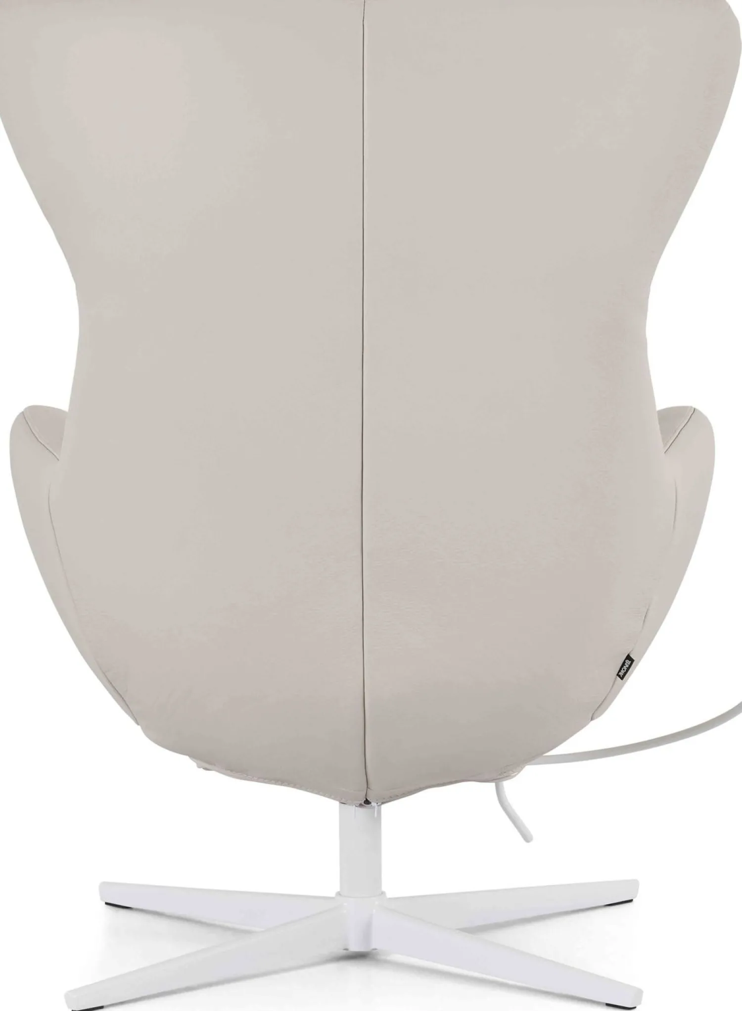 Leren Fauteuils|Design Fauteuils-Montèl Lucille Fauteuil Silk, wit
