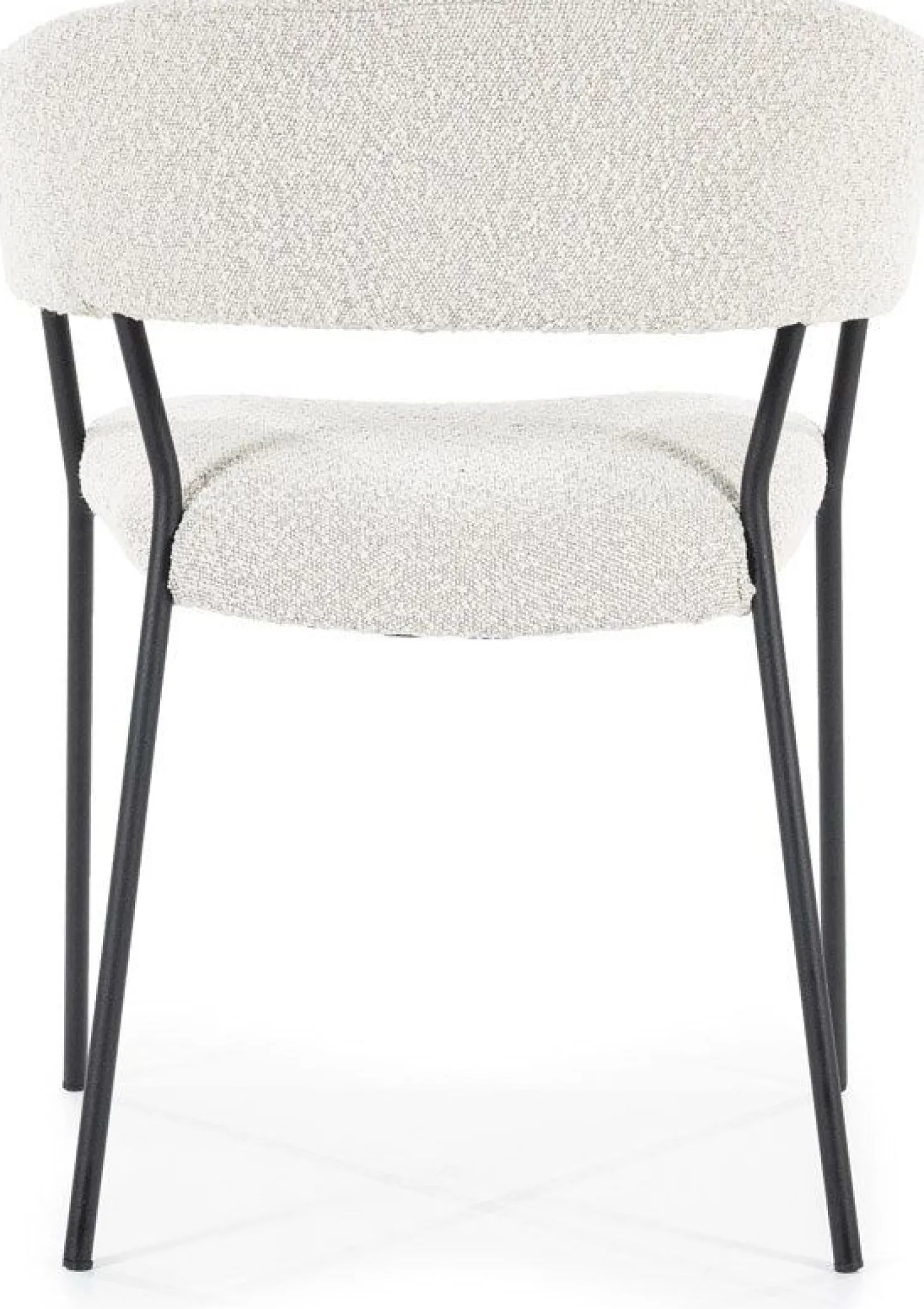 Eetkamerstoelen Met Armleuning-Eleonora Luka Eetkamerstoel Beige