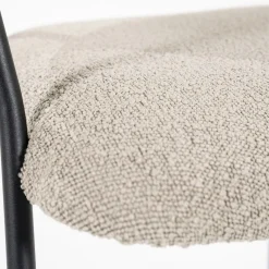 Eetkamerstoelen Met Armleuning-Eleonora Luka Eetkamerstoel Taupe