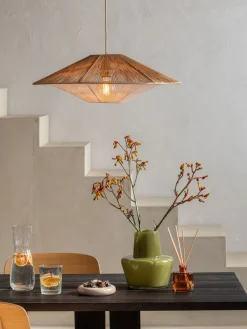 Hanglampen|Hanglampen-Good&Mojo Lumbini L Hanglamp Natural, White