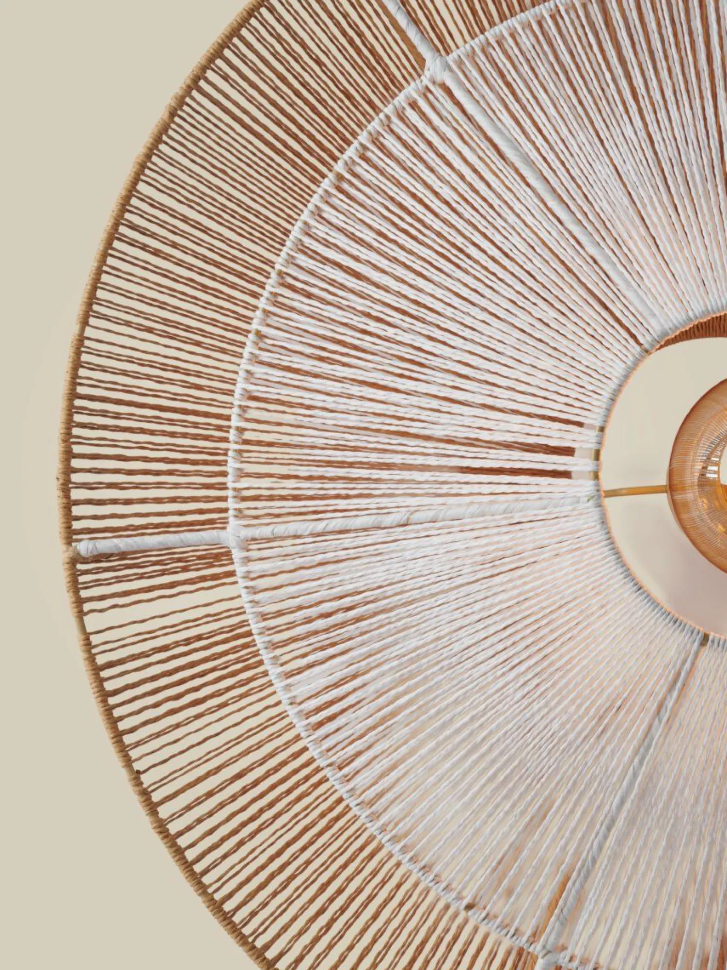 Hanglampen|Hanglampen-Good&Mojo Lumbini L Hanglamp Natural, White
