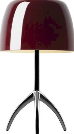 Design Tafellampen|Tafellampen-Foscarini Lumiere Grande Tafellamp Cherry Red