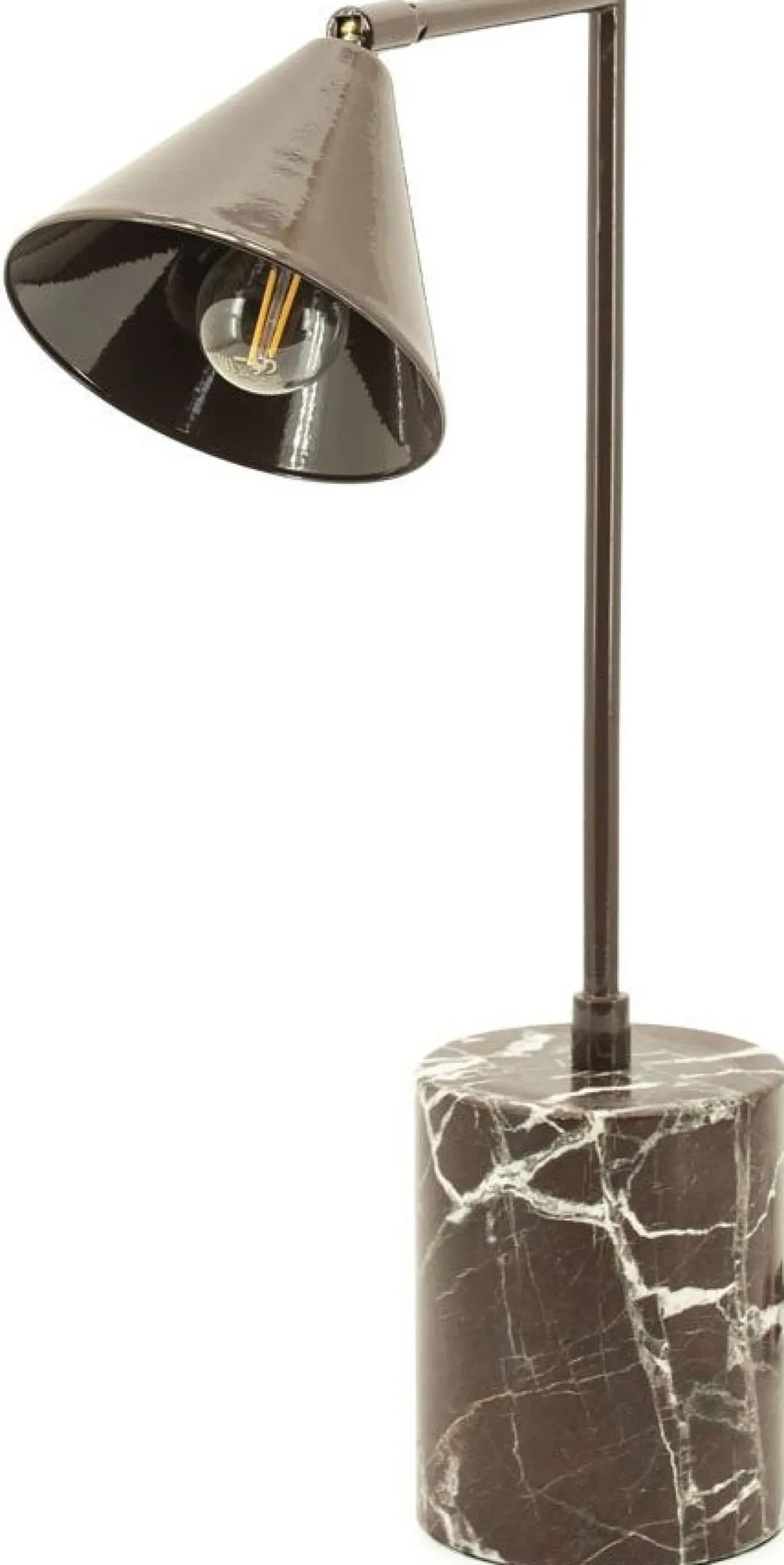 Moderne Tafellampen|Tafellampen-By Boo Lumina Tafellamp Bruin, Wit