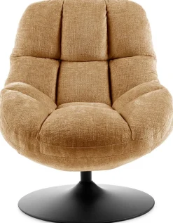 Draaifauteuils-Feelings Wonen Luna Draaifauteuil Caramel