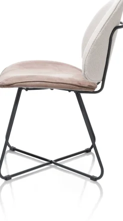 Eetkamerstoelen Zonder Armleuning-Henders en Hazel Luna Eetkamerstoel Creme