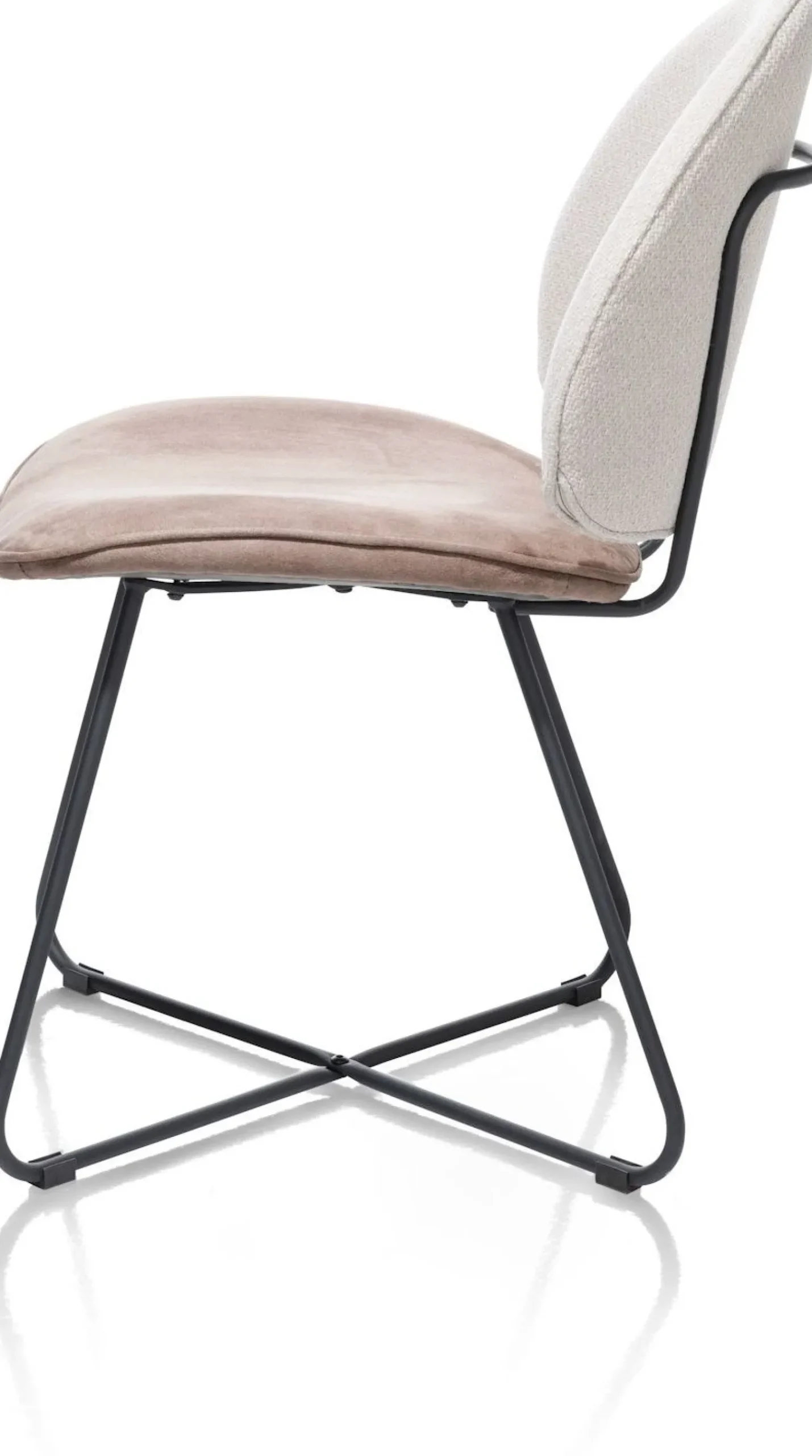Eetkamerstoelen Zonder Armleuning-Henders en Hazel Luna Eetkamerstoel Creme