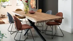 Eetkamerstoelen Zonder Armleuning-Henders en Hazel Luna Eetkamerstoel Okergeel