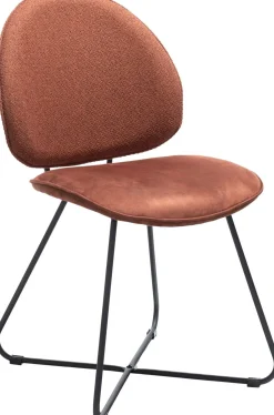 Eetkamerstoelen Zonder Armleuning-Henders en Hazel Luna Eetkamerstoel Koper