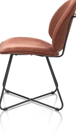 Eetkamerstoelen Zonder Armleuning-Henders en Hazel Luna Eetkamerstoel Koper