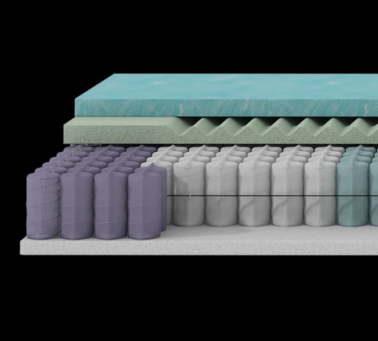 Latex Matrassen-Ubica Lunaire Prestige Matras Wit