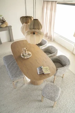 Houten Eettafels-Eleonora Lune Eettafel Naturel