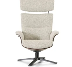 Draaifauteuils|Relaxfauteuils-Montèl Luxor Relaxfauteuil Beige Ivory