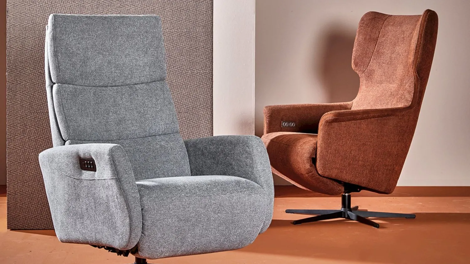 Relaxfauteuils-Trendhopper Luxor Relaxfauteuil Zinc