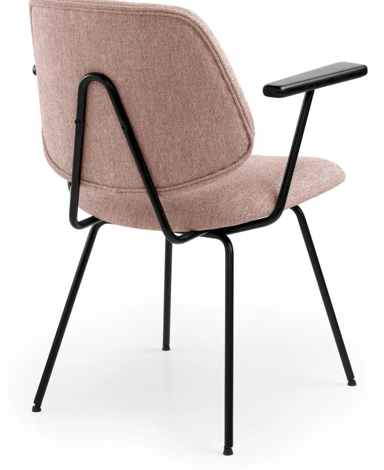 Eetkamerstoelen Met Armleuning-Eleonora Lynn Armstoel Roze