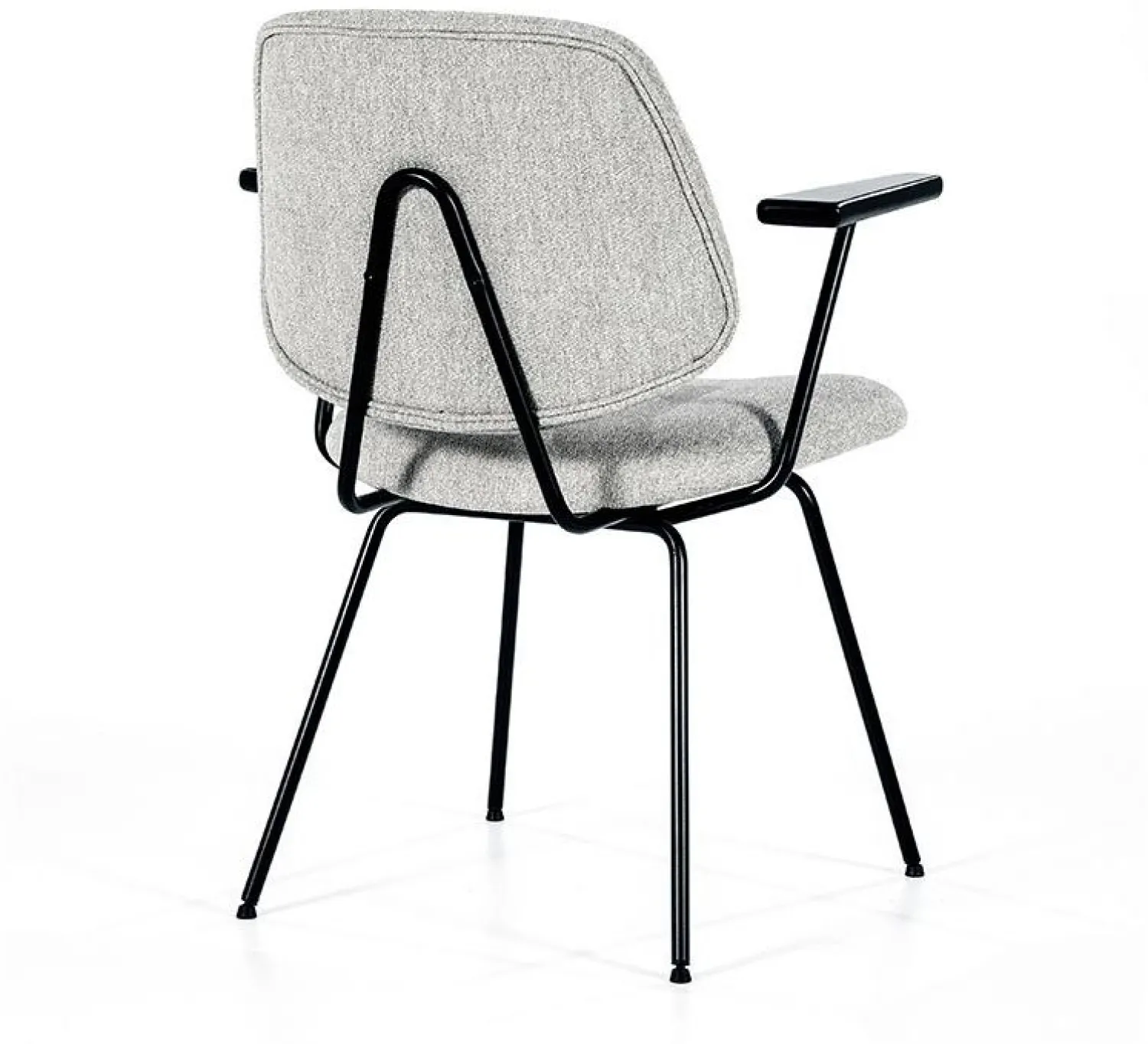 Eetkamerstoelen Met Armleuning-Eleonora Lynn Armstoel Grijs