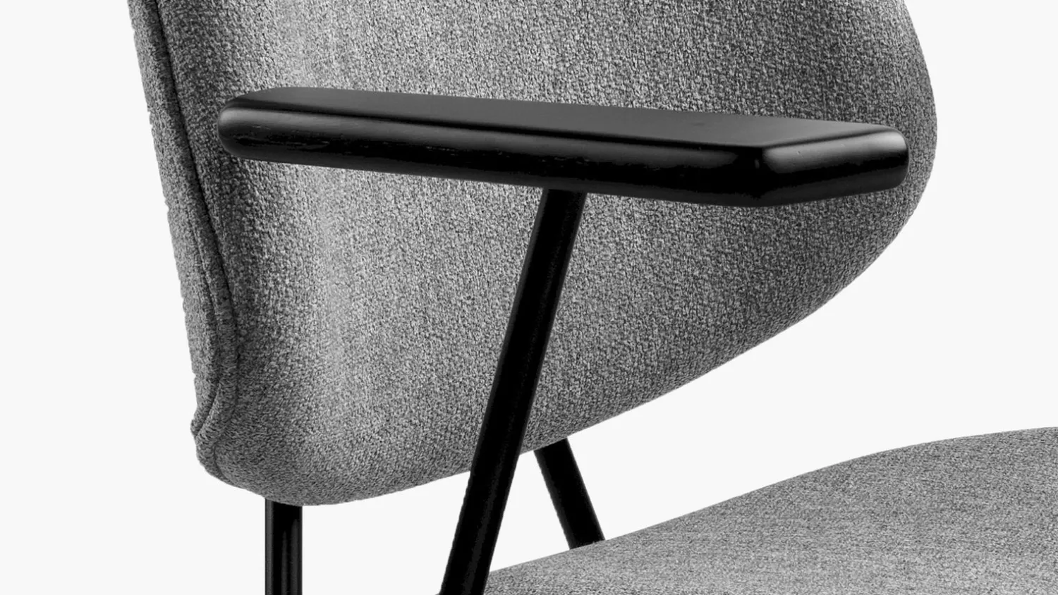 Eetkamerstoelen Met Armleuning-Eleonora Lynn Armstoel Grijs